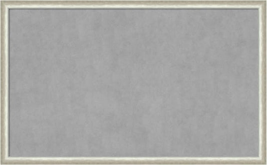 Amanti Art Silver Framed Magnetic Board 26x42 Large Vision Board by AmantiArt