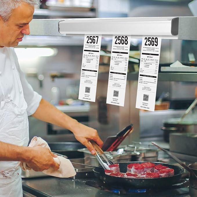 8.3 inch Restaurant Ticket Holder, Aluminum Ticket Rack Receipt Holder Spike - Image 3