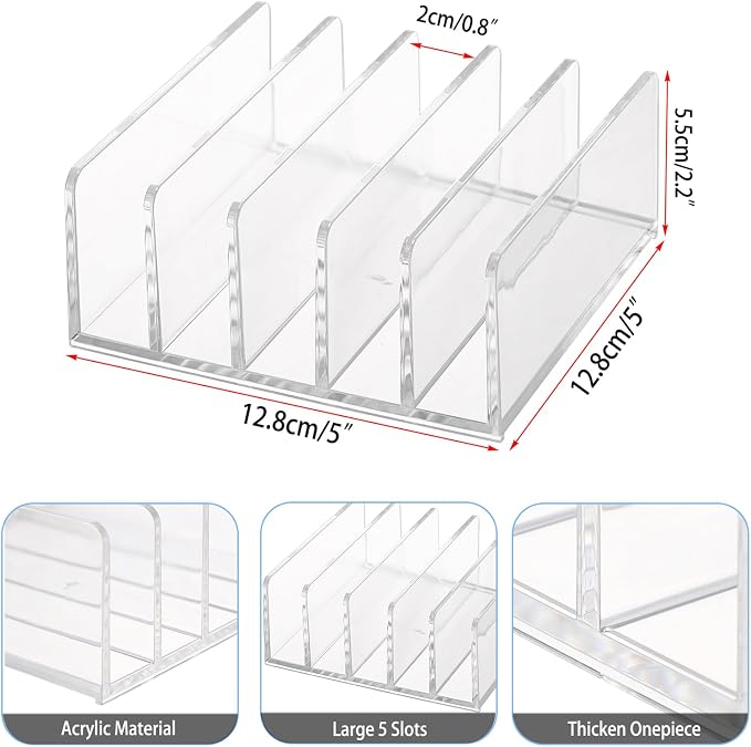 Hipiwe 2-Pack Acrylic File Organizer - Image 7