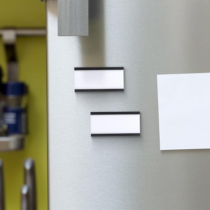 Outus 30 Pack Magnetic Label Holders 1 x 2 Inch - Image 4