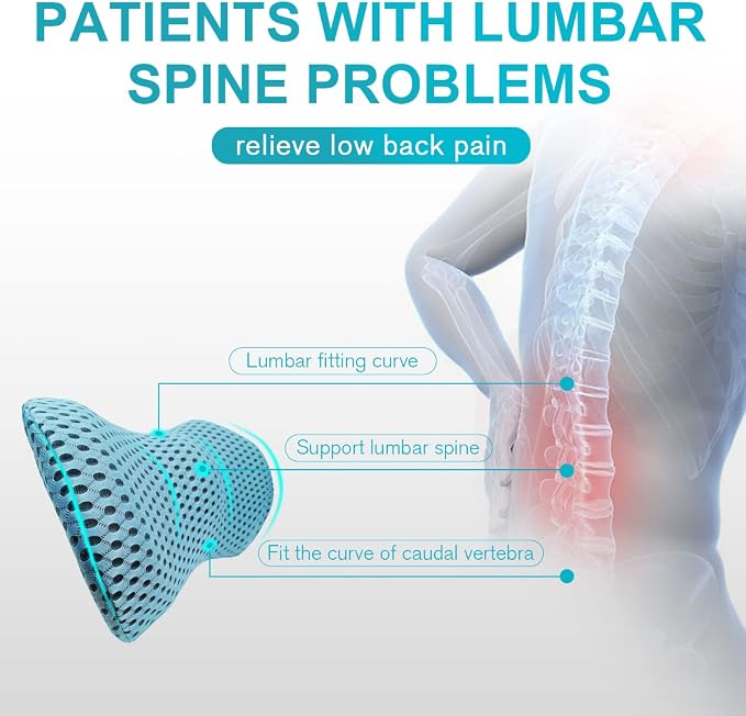 Lumbar Support Pillow for Office Chair, Memory Foam Lumbar Pillow for Lower - Image 5