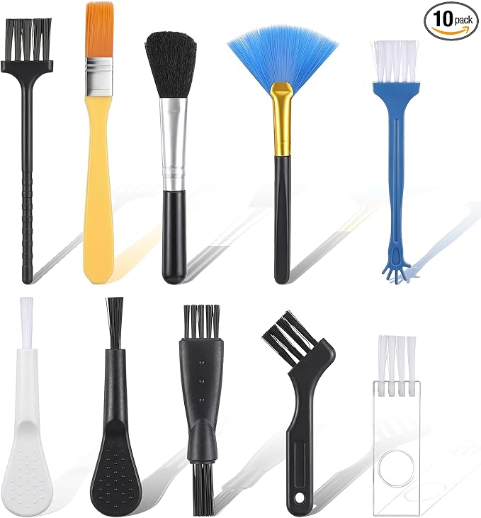 10 Pcs Anti-Static Keyboard Brush Cleaning Set, Mini Portable Electronic by Unknown