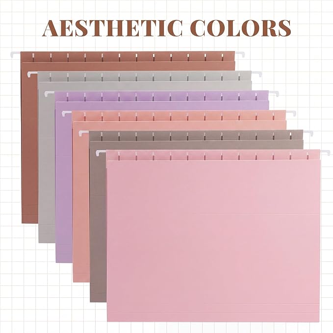12 Pack Decorative Hanging File Folders, Letter Size - Image 5