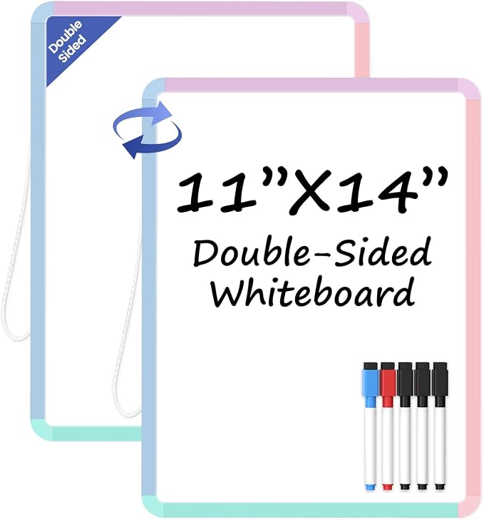 Small Wall White Board, Hanging Whiteboard by Lumspax