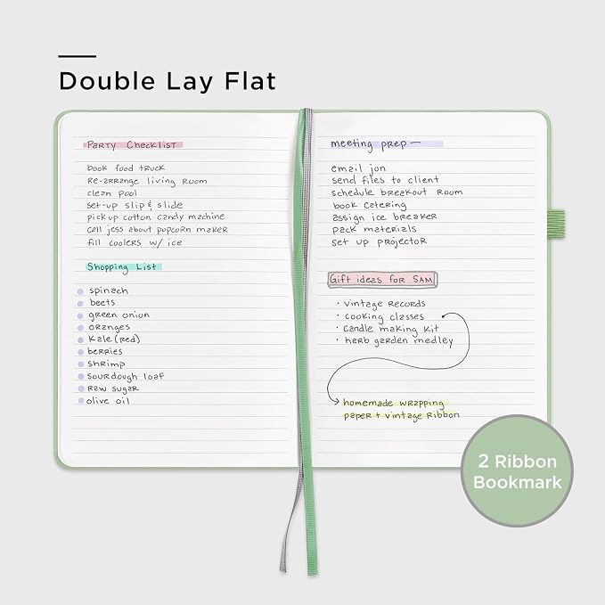 &And Per Se Lined Journal Notebook, 160 Pages, A5 5.7 x 8 inches College Ruled - Image 3