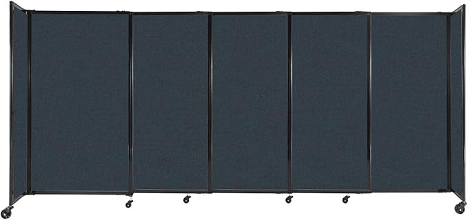 Versare Straightwall Sliding Portable Wall Partition | Freestanding Office by VERSARE