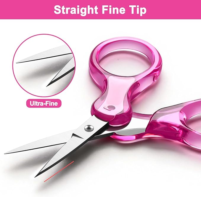 Zicolu 3.5" Small Craft Scissors all Purpose, Straight Fine Tips - Image 3