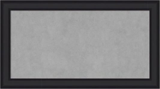 Amanti Art Black Framed Magnetic Board 15x27 Small Vision Board by AmantiArt
