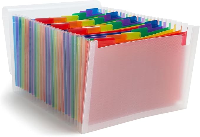 Smead Desktop Poly Expanding File Folder Organizer, Accordion File, Paper - Image 4