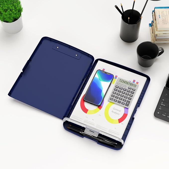 Hongri Clipboard with Storage with Pen Holder, Folder Nursing Clip Board 8.5 x - Image 6