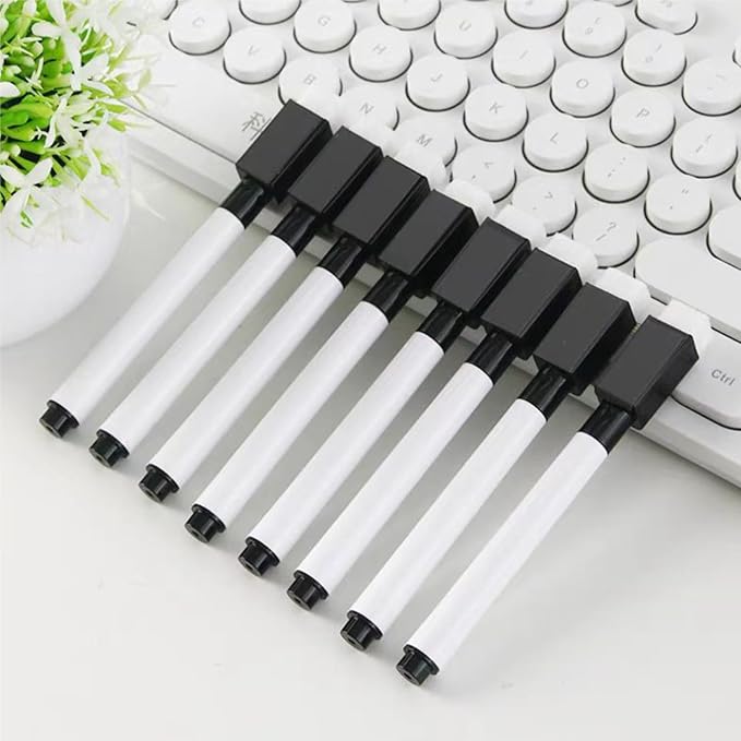 Fine tip Dry Erase Black Markers - Image 2