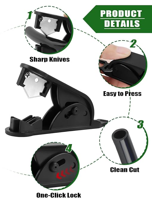 Kalolary Drip Irrigation Tubing Hole Punch Kit, 2-in-One Drip Irrigation Hole - Image 4