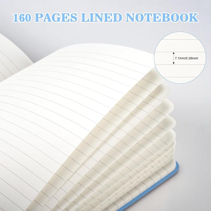 OMEYA 4 Pack Lined Journal Notebooks - Image 2