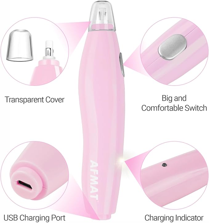 AFMAT Electric Eraser, with 140 Eraser Refills, Rechargeable Pencil Erasers - Image 6