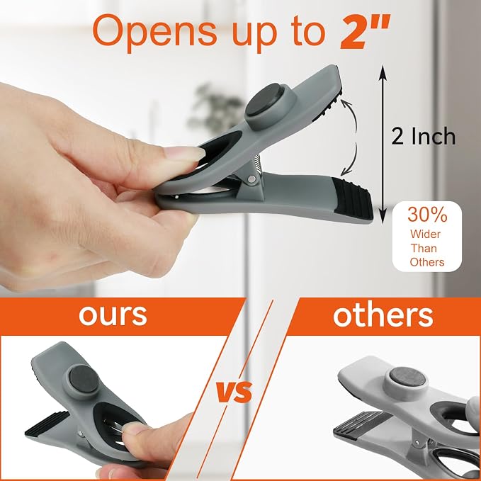 TACGEA Chip Clips, Magnetic Bag Clips - Image 4