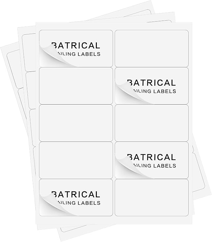 2"×4" Shipping Labels 300 Labels Sticker Paper by Batrical
