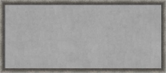 Amanti Art Grey Framed Magnetic Board 22x50 Oversize Vision Board by AmantiArt