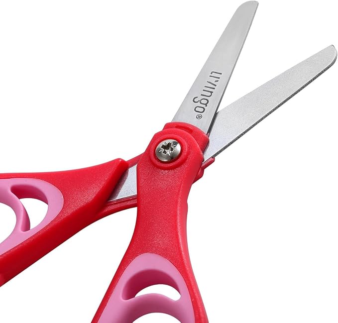 LIVINGO 5" Blunt Kid Scissors: Stainless Safety Toddler Preschool Children - Image 3