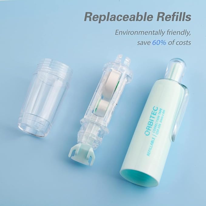 Refillable Retractable White Correction Tape, Mini Small Japan Aesthetic Cute - Image 7