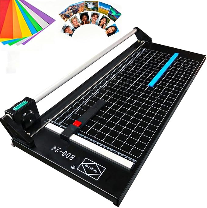24 Inch Manual Precision Rotary Paper Trimmer, Rotary Paper Cutter Trimmer by WelcometoJUSTHERE