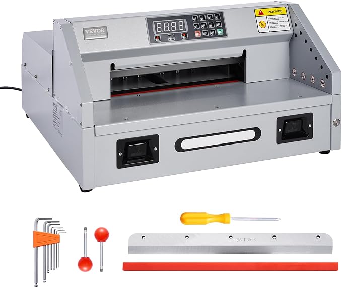 VEVOR Electric Paper Cutter, 300W Heavy Duty Paper Cutter Machine 11.8 in / 330 by VEVOR