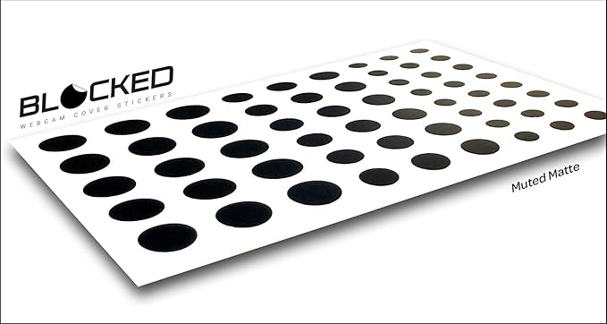 The Original Vinyl Webcam Cover Stickers | Restickable & Stackable Privacy - Image 3