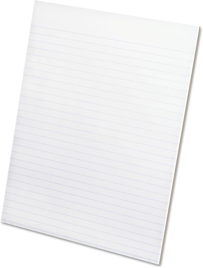Ampad Evidence Glue Top Writing Pads, 8-1/2 x 11 Pads, Narrow Rule, 50 Sheets by TOPSProducts