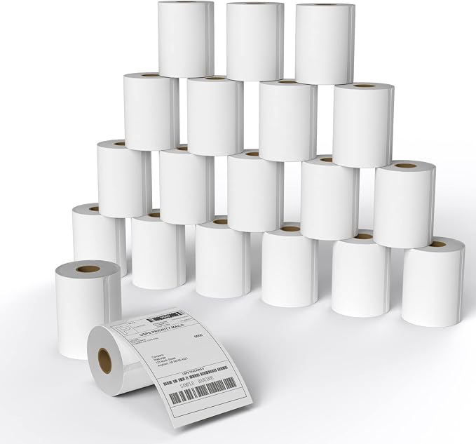 MFLABEL 4x6 Direct Thermal Shipping Labels by MFLABEL