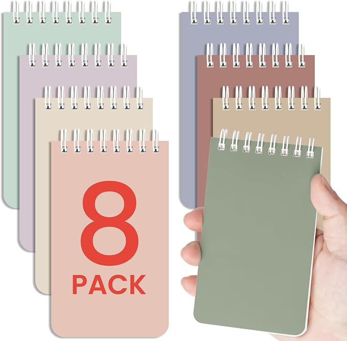 Taja Pocket Small Notebook 3" x 5", Nursing Notepad, Travel by Taja