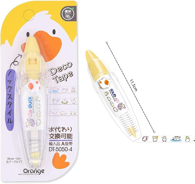 Geluode 6Pcs Decorative Correction Tape, Creative Cartoon Pattern Decorative - Image 2