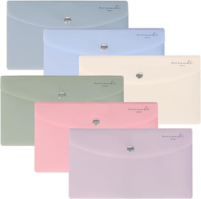 H4D Budget Envelopes for Cash System, Bill Bags, Small Plastic Receipt Holder by H4D