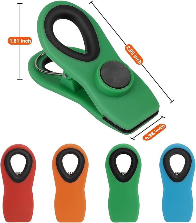 TACGEA Chip Clips, Magnetic Bag Clips - Image 2