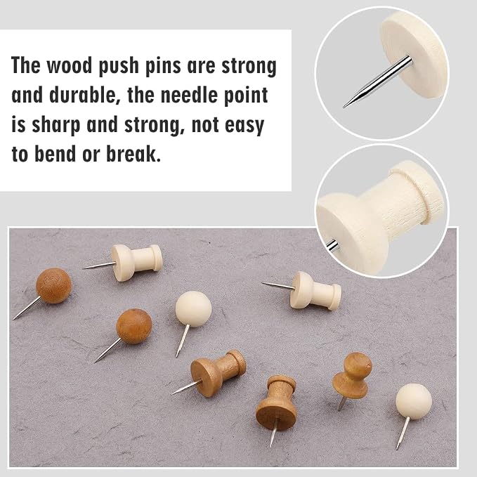 Push Pins, Thumb Tacks, Decorative Push Pins - Image 3