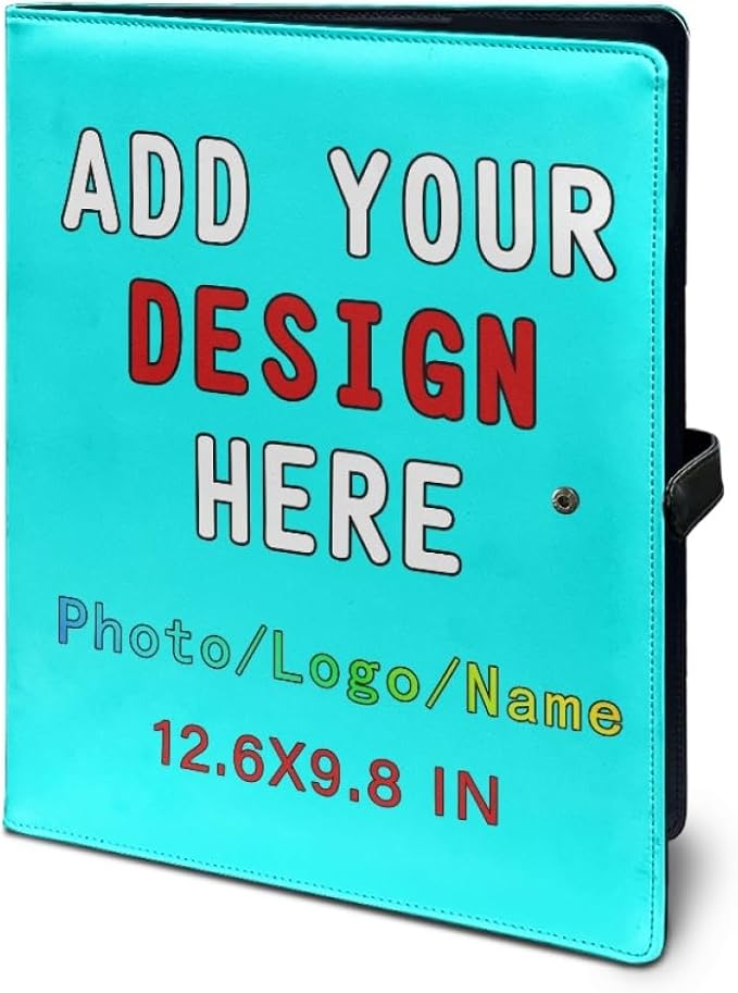 Professional Padfolio with Clipboard, Business Resume Portfolio Folder - Image 5