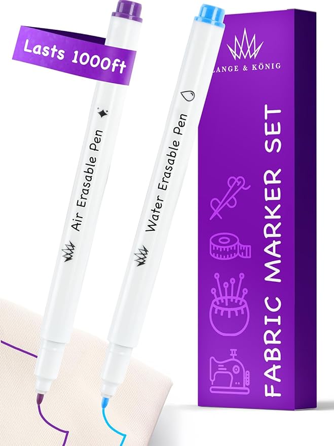 Lange & König Air & Water Erasable Fabric Markers by LangeK%C3%B6nig