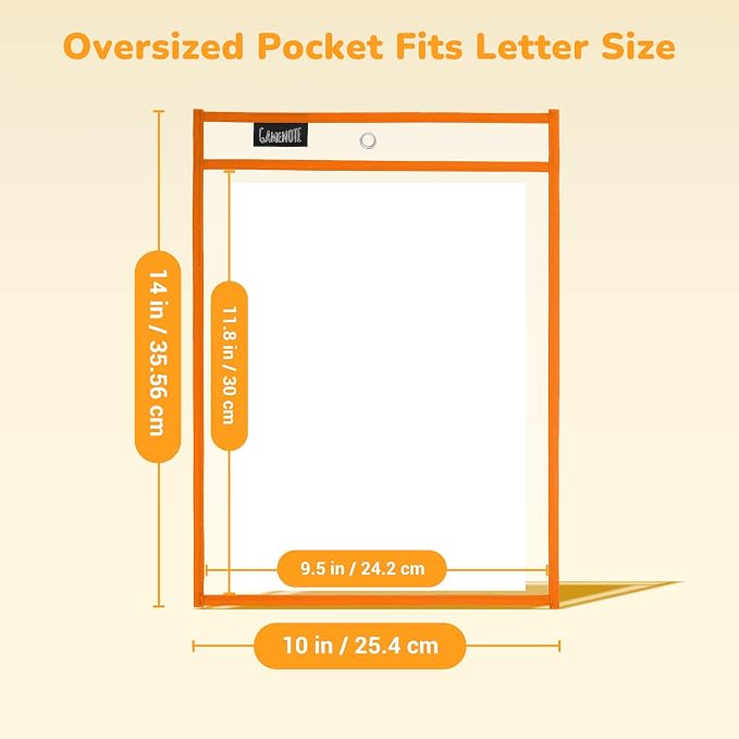 Gamenote 30 Pack Dry Erase Pockets - Image 6