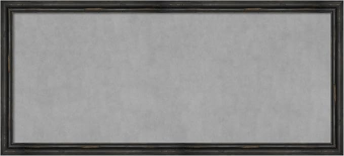 Amanti Art Black Framed Magnetic Board 23x51 Oversize Vision Board by AmantiArt