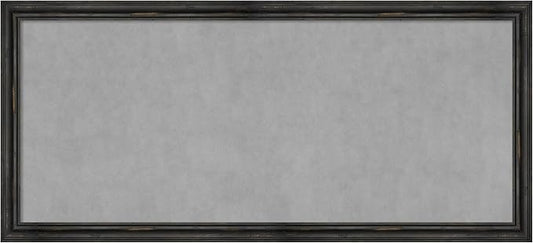 Amanti Art Black Framed Magnetic Board 23x51 Oversize Vision Board by AmantiArt