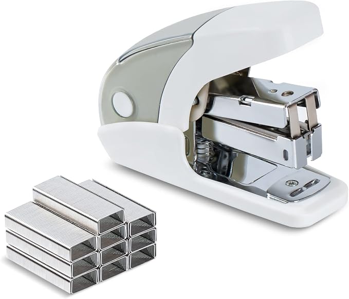 PAPERPAL Effortless Mini Stapler Set, 20 Sheet Capacity, 000 1/4-inch staples by PAPERPALDirect