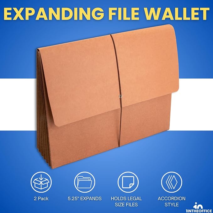 1InTheOffice Expanding File Wallet - Image 2