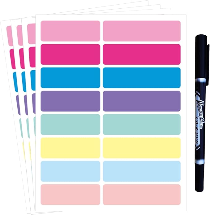 Waterproof Removable Labels Name Tags by Unknown