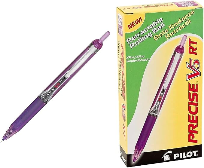 Pilot Precise V5 RT Refillable Rollerball Pens, Extra Fine Point Pens 0.5 mm - Image 2
