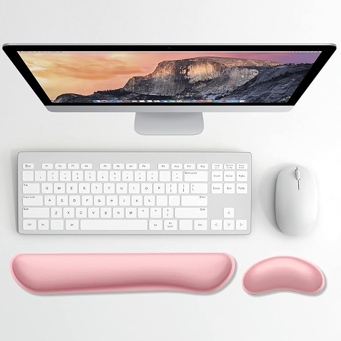 Dapesuom Enlarge Keyboard Wrist Rest, Memory Foam Wrist Cushion - Image 2