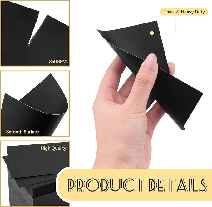 Bercoor 300 Pieces Blank 3 x 5 Inch Index Cards, Heavy Note Cards Study Cards - Image 3