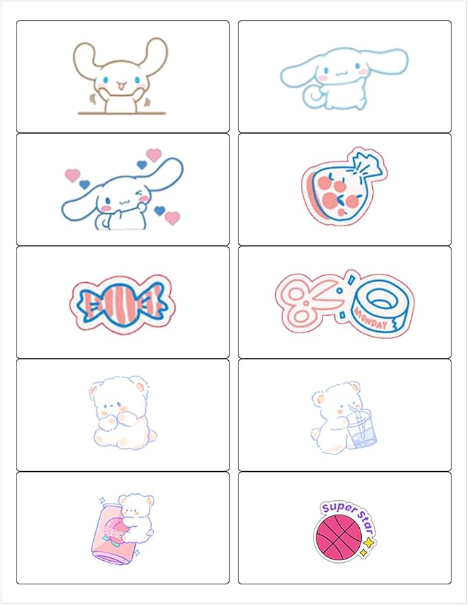 100 Sheets 2"x4" Shipping Address Labels, 10-UP Blank Mailing Labels, White Self-Adhesive Customized Stickers for Inkjet and Laser Printer-DeskLoop Office