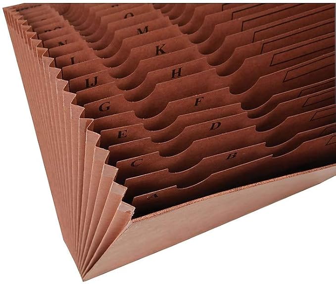 Staples Letha‑Tone Expanding File, A–Z Alphabetical Index, 21‑Pocket Organizer - Image 2