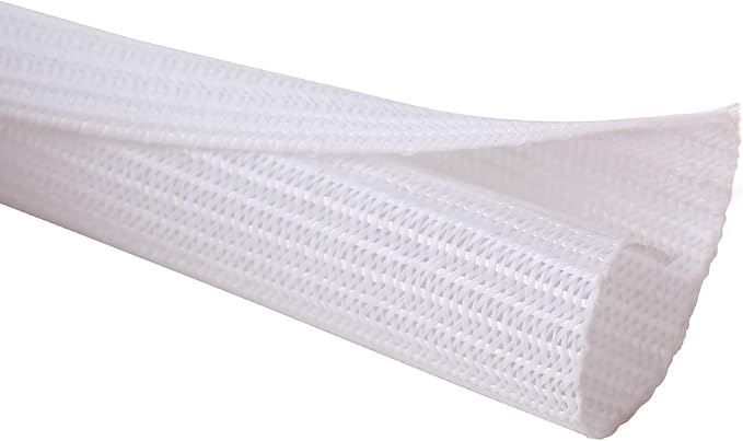Alex Tech 25ft - 1/2 inch Cord Protector Wire Loom Tubing Cable Sleeve Split by AlexTech