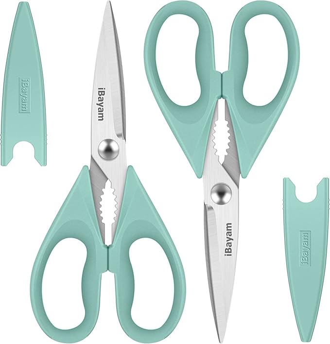 Kitchen Shears, iBayam Kitchen Scissors Heavy Duty Meat Scissors Poultry Shears by iBayamDirect