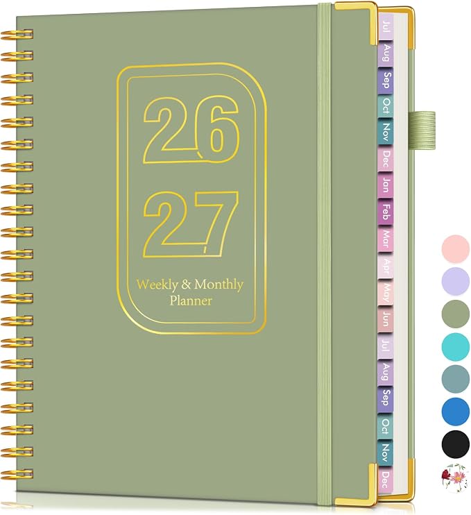 Academic Planner 2026-2027, 18 Months Weekly and Monthly Hardcover Planner by Unknown