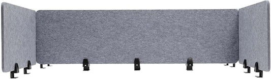 ReFocus Raw Clamp-On Acoustic Desk Divider Mounted Privacy Panel Set – Reduce by HAOREBAIYU